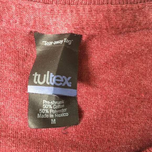 #78 Tultex The Firehouse Run 2018 Short Sleeve Maroon Men's T-shirt Size Medium - Picture 6 of 8